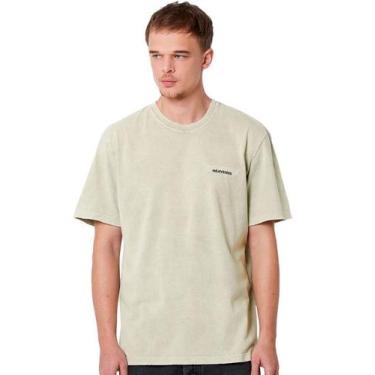 Imagem de Camiseta John John Masculina Relaxed Chains Stoned Cinza Claro, S/P