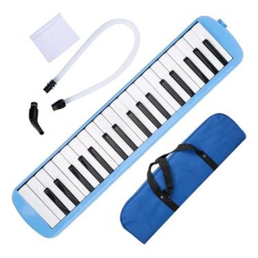 Imagem de Escaleta melódica becker student 37 teclas c/ bag - azul 367 - RONSANI