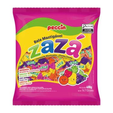 Imagem de Bala mastigável Zaza Peccin Pacote 400gr