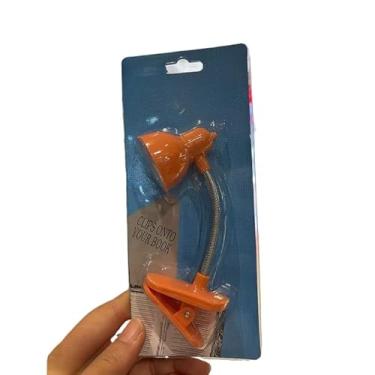 Imagem de Mini Luminária LED Flexível Portátil Luz Mesa Leitura Livro(Laranja)
