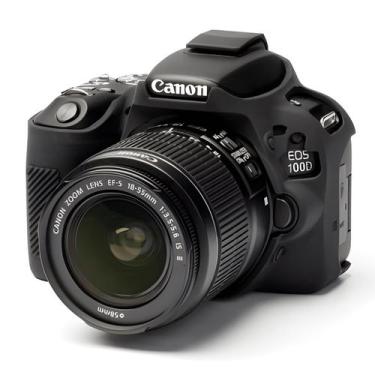 Imagem de Capa de Silicone para Canon SL1 / 100d (Preta) - Discovered