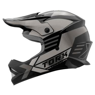 Imagem de Capacete Motocross Infantil Pro Tork Fast Next Brilhante Grafite Tam. 54