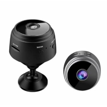 Imagem de Mini Câmera Espiã A9 Com Visão Noturna HD 1080p Sensor De Presença Wifi Grava Em Cartão de Memória, Monitoramento, Segurança, Discreta.