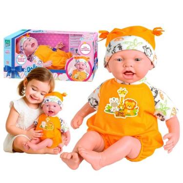 Imagem de Dolls Collection Reborn Baby Boneca Realista Grande Com Acessórios 40 