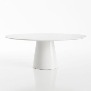 Imagem de Mesa de Jantar Cone Oval 198x122 cm Laca - Linn Design Decor