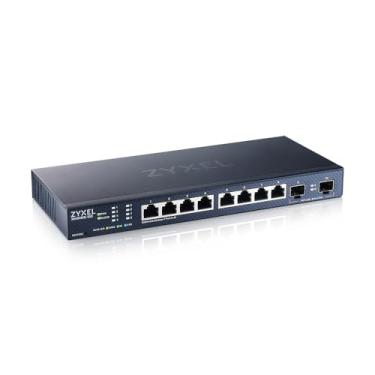 Imagem de ZYXEL Switch Multi-Gig 2.5G De 8 Portas, Gerenciamento Inteligente/Em Nuvem, 2 Sfp+ 10G, Montagem Em Mesa Ou Parede [Xmg1915-10E]