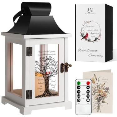 Imagem de HugMemories Lanterna memorial, presentes de luto de simpatia para perda de um ente querido mãe, pai, lanterna de simpatia, presentes funerários atenciosos em memória de um ente querido