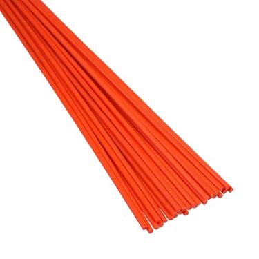 Imagem de Haste de solda de plástico de polietileno de alta densidade (HDPE), 1/8" de diâmetro, 9 m, laranja