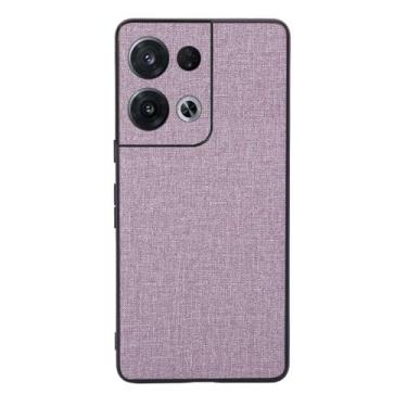 Imagem de Capas Compatível com OPPO Reno 8 PRO,Design de padrão de tela,Pproteção completa de 360°,Pplástico macio,Proteção contra queda-Purple