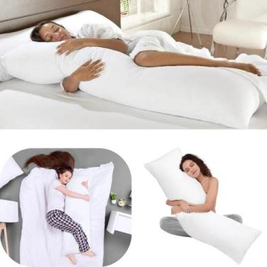 Imagem de Travesseiro de Corpo Gigante Absolut Carinhoso Semi-Ortopédico Lavável