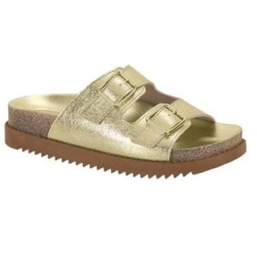 Imagem de Sandalia Moleca Tratorada Metalizado Ref 5500.105.27054 Dourado 039