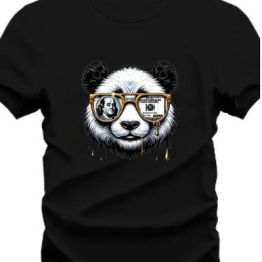Imagem de Camiseta Personalizada Urso Com Dolar - Hs, Preto, M
