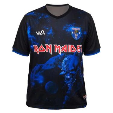 Imagem de Camiseta Esportiva Iron Maiden Wa Sport Masculina Dry Fit Vários Álbun