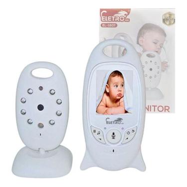 Imagem de Babá Eletrônica Portátil Vídeo Colorido Baby El-1807 - Eletromex