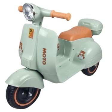 Imagem de Beezee Mini Moto Elétrica Infantil Classic, 6V, Motoneta com Adesivos (Verde)