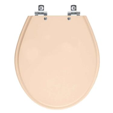 Imagem de Assento Sanitário Soft Close Ravena Rosa Floral Para Vaso Deca