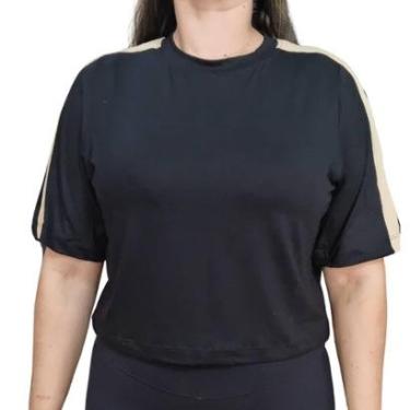 Imagem de Blusa Feminina Cropped Marcia Piovan Plus Size-Feminino