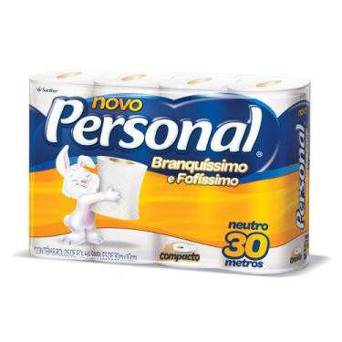 Imagem de Papel Higiênico PERSONAL Neutro c/ 8 Rolos de 30m