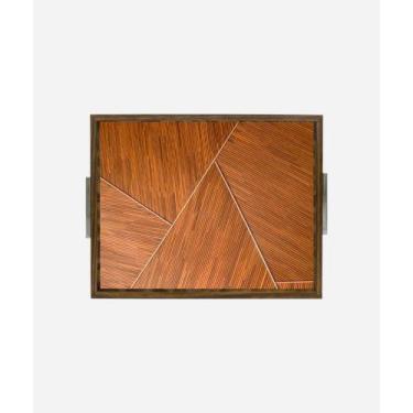 Imagem de Bandeja Estampada 30X37 - Vigas - Minha Moldura