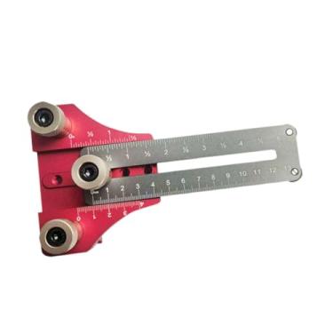 Imagem de Generic Guia de gabarito para serra de mesa fina com encaixe em formato U e ranhura em T, cortes precisos em tiras finas, acessórios de rolo para todas as