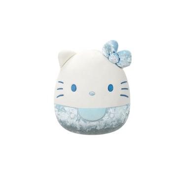 Imagem de Pelúcia Hello Kitty Azul 20Cm Veludo 50 Anos Squishmallows