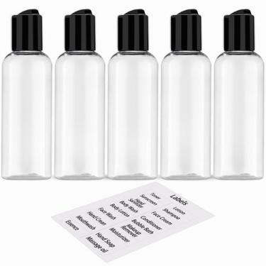 Imagem de Garrafas de viagem DNSEN 100mL, pacote com 5, à prova de vazamentos co