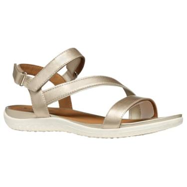 Imagem de Geox Sandália esportiva feminina, Dourado, 38