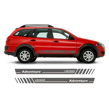 Imagem de Adesivo Lateral Palio Weekend Ad1 Adventure Locker Faixa