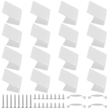 Imagem de 16 clipes de janela de aço inoxidável para painel de proteção de janela, clipes de madeira compensada de 1/2 polegada, clipes reutilizáveis para quadro de janela para compensado de 1/2 polegada ou