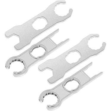 Imagem de Chave inglesa para cabo de painel solar fotovoltaico, chaves de conector solar práticas, chave inglesa solar, chave de conector solar de alumínio, ferramenta de montagem e desmontagem de chave de