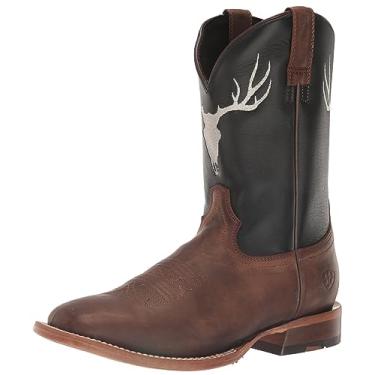 Imagem de ARIAT Bota masculina Crosshair Western, Rifle Marrom/Tinteiro, 10 Wide