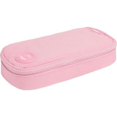 Imagem de Estojo Tecido HAPPY Mini BOX Rosa - Tilibra