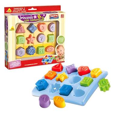 Imagem de Brincando com Números Didático - Plasbrink