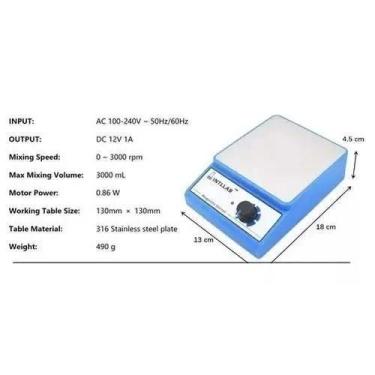 Imagem de Agitador Magnético Para Cerveja Artesanal Laboratório BLUTU