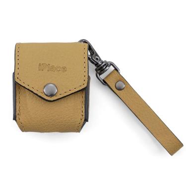 Imagem de Capa de AirPods 2ª Geração, iPlace, Pampas, Couro Amarelo