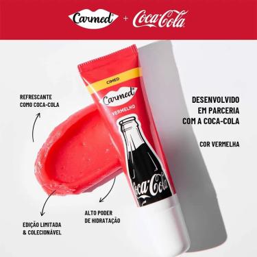 Imagem de Hidratante Labial Carmed Coca-Cola Vermelho 10g