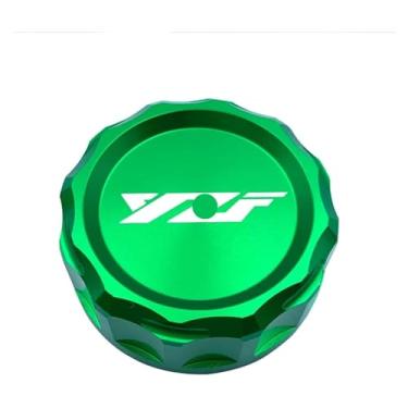 Imagem de Acessórios para motocicletas CNC tampa do reservatório de fluido de freio traseiro compatível com Y&AMAHA YZF R125 R7 R6 R1 R3 YZF-R125 YZF-R7 YZF-R3 (verde)