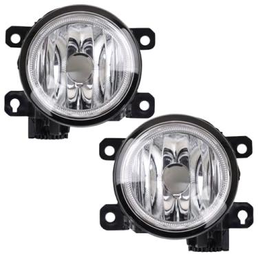 Imagem de TRQ Conjunto de 2 peças de montagem de farol de neblina do lado do motorista e do passageiro compatível com Honda Accord 2013-2015 Civic CR-Z 2013-2019 Fit 2016-2018 Pilot HO2592136 HO2593136