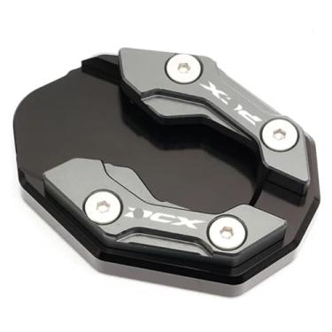 Imagem de Suporte lateral para motocicleta, suporte lateral, ampliador, almofada compatível com PCX 160 150 125 PCX150 PCX160 PCX125 (titânio)