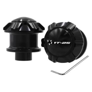 Imagem de BYYINGSUS Compatível com YZF R3 R25 MT03 MT-03 MT25 MT-25 Acessórios de motocicleta CNC Parafusos de suporte deslizante de carretel de braço oscilante (MT25 Preto)