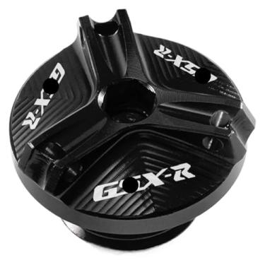 Imagem de Compatível com GSXR GSX-R 600 750 1000 1000 R/X Gsx-r1000 GSXR 2003-2023 acessórios de proteção da tampa de enchimento de combustível do motor de motocicleta (GSXR preto)