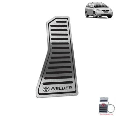 Imagem de Descanso De Pé Aço Inox Preto Toyota Fielder 2005 A 2008
