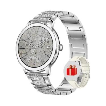 Imagem de Relógio Inteligente Ultra-Fino AMOLED Para Mulheres Monitor De Saúde C