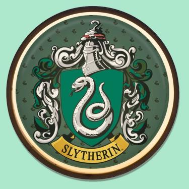 Imagem de Luminária Brasão Slytherin Harry Potter