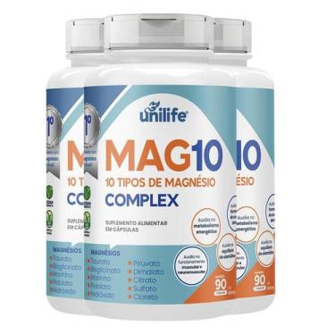 Imagem de Mag10 Complex Unilife 90 Cápsulas Kit 03 Unidades