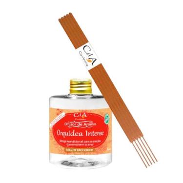 Imagem de Difusor Aromas Orquídea Intense com Florais de Bach 350ml c/ 3 Varetas Fibra de Algodão