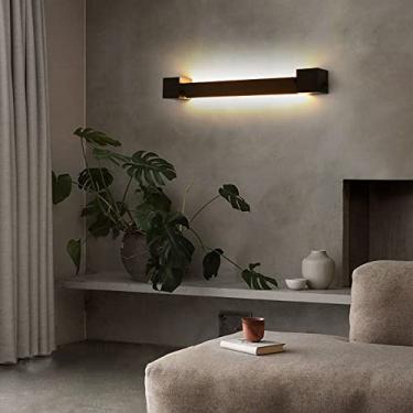 Imagem de Luminária de espelho de penteadeira ajustável LED Luminária linear para banheiro, Luminária de parede de tira longa minimalista, Luzes frontais de espelho preto sobre o gabinete, Iluminação