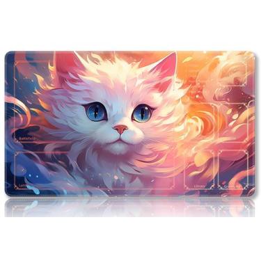 Imagem de Playmat Mipikel para MTG com zonas de 24 x 14 polegadas com sacos de a