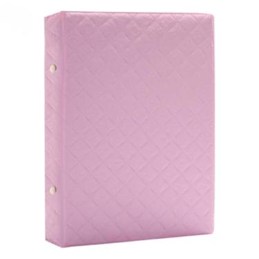 Imagem de ALBUM DE FOTO 15X21 DIFERENTE TRANÇADO MODERNO JOVEM (60,MANTA-ROSA-BEBÊ)