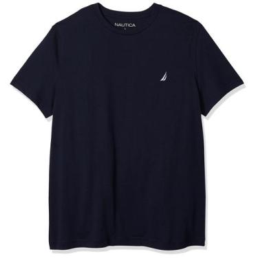 Imagem de Camiseta masculina Nautica, manga curta, clássica, gola redonda, 3GG, 